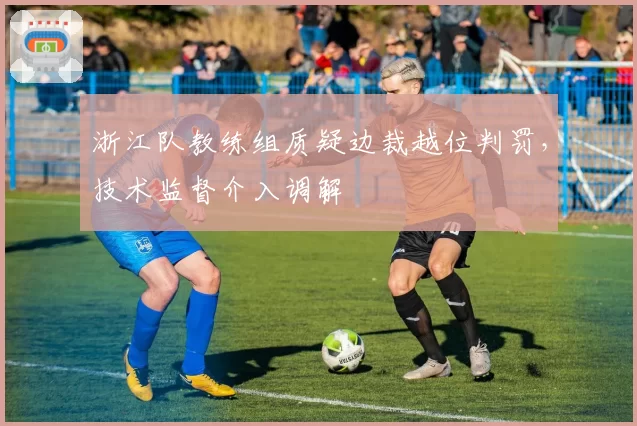 浙江队教练组质疑边裁越位判罚，技术监督介入调解